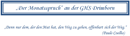 Monatsspruch LOGO
